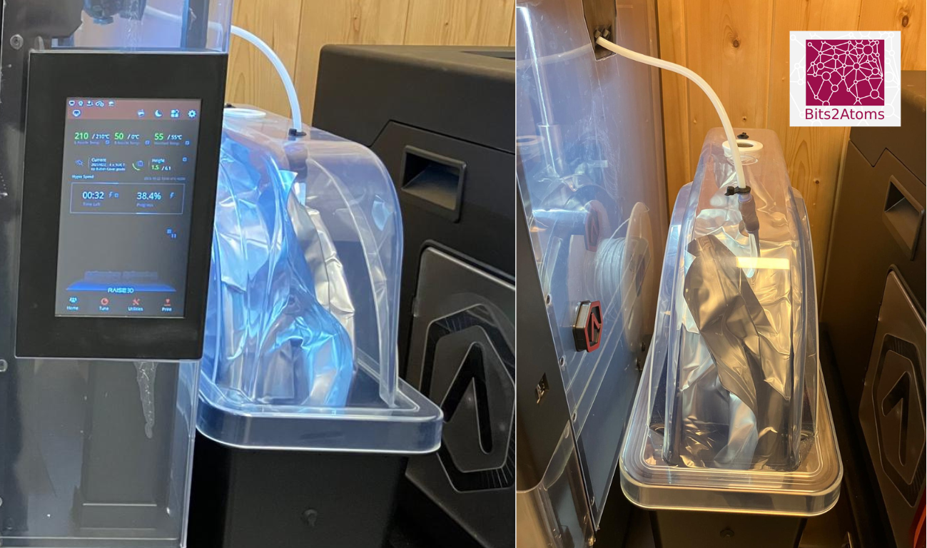 Raise3D filament ook in 2,5 kg – print direct uit de vacuümzak