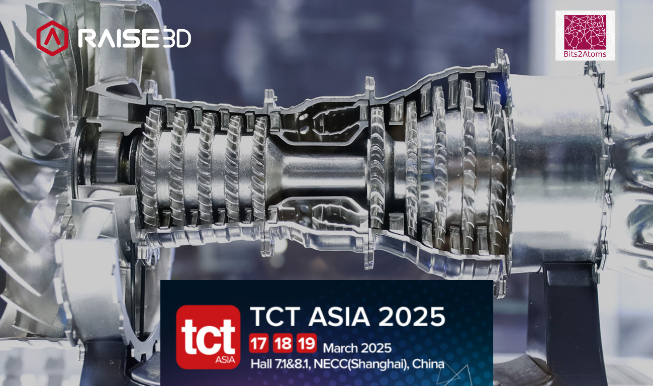 Raise3D Introduceert de RMS220 en DF2+ op TCT Asia