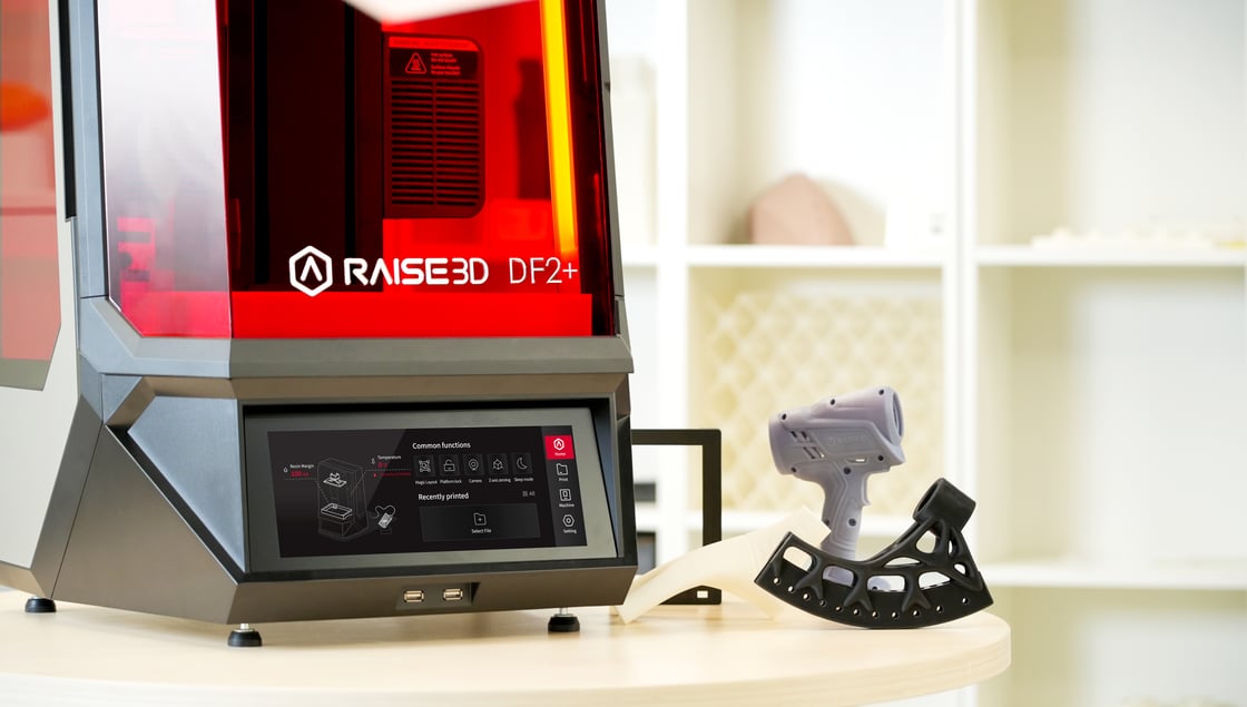 Raise3D DF2+, de nieuwste DLP 3D-printer van Raise3D - Bits2Atoms