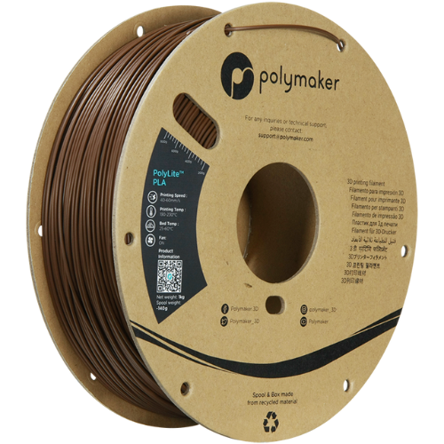 Polymaker PolyLite PLA Brown – Bruin filament