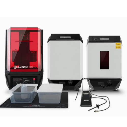 Raise3D DF2+ Complete Package met resin 3D-printer, DF Wash en DF Cure