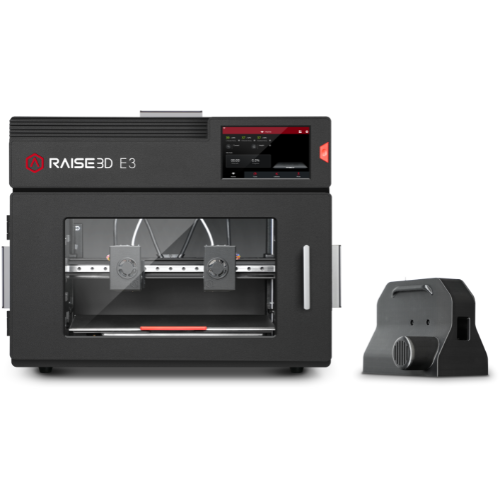 Raise3D E3 3D-printer met Flexible Filament Auxiliary Feeder voor TPU