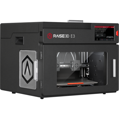Raise3D E3 linkerzijde – compacte professionele 3D-printer