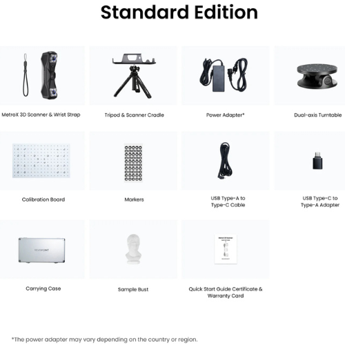 Revopoint MetroX Professionele 3D-Scanner: wat zit er in de doos | Bits2Atoms