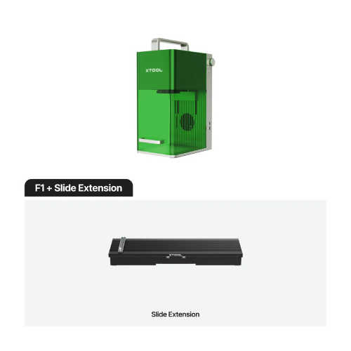 xTool F1 met slide extension