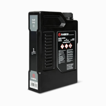 Raise3D Draft Grey Resin 1kg fles, gezien van rechtsvoor