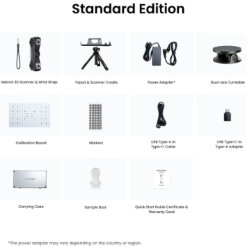 Revopoint MetroX Professionele 3D-Scanner: wat zit er in de doos | Bits2Atoms